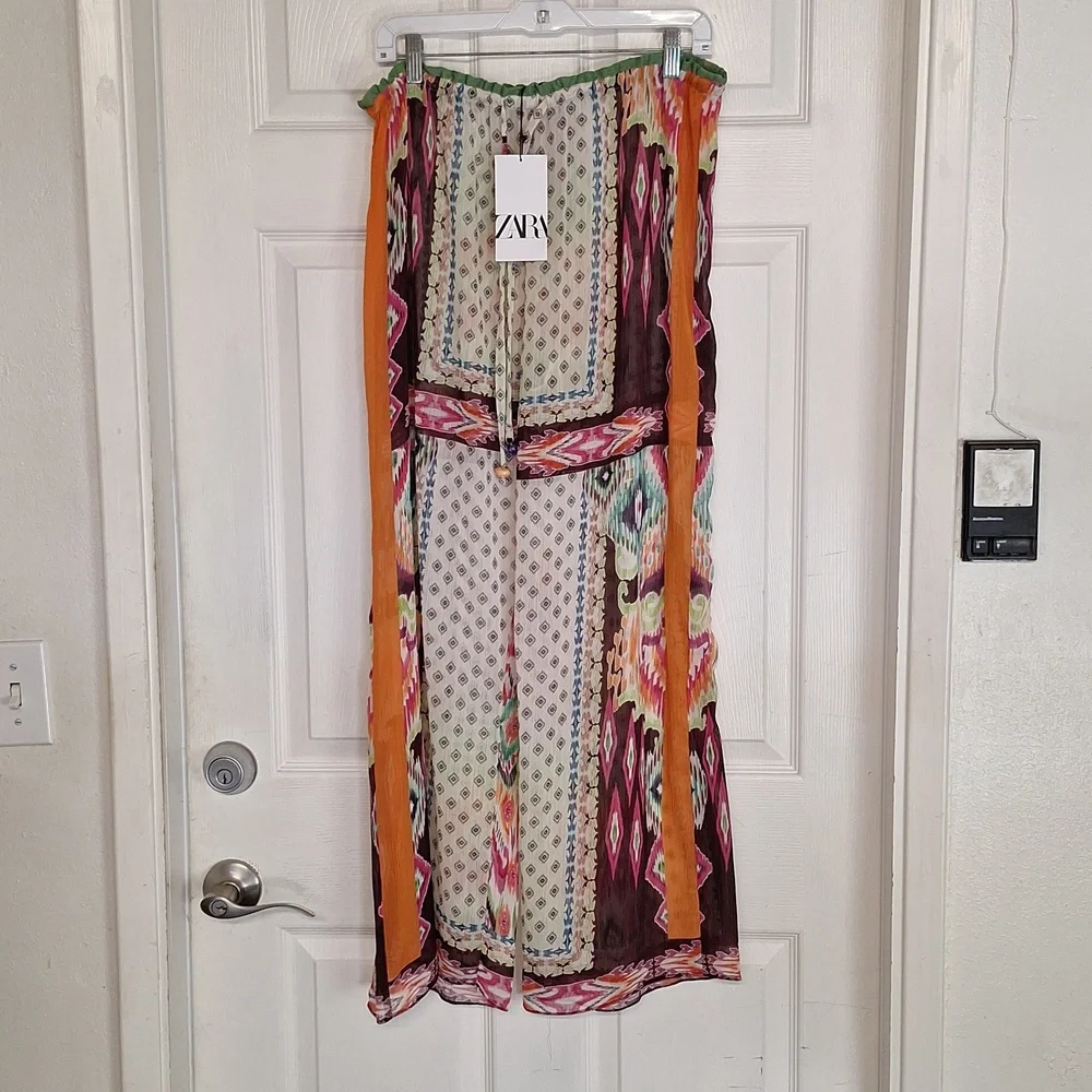 ZARA Beach Wear Cover Up pants XL BNWT - Picture 1 of 10